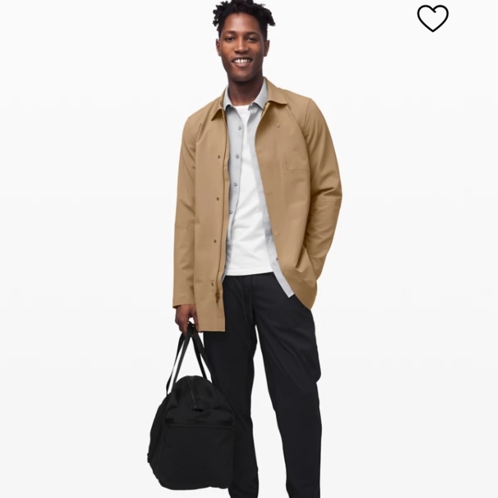Lululemon Drivers Coat (Gently Used, Khaki/Tan, Size Medium)